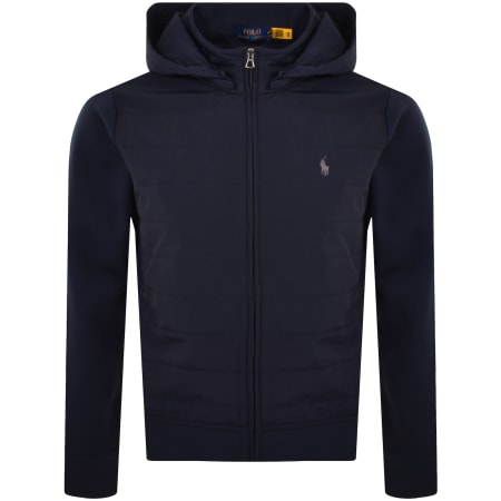 Ralph Lauren Full Zip Hoodie Navy Mainline Menswear